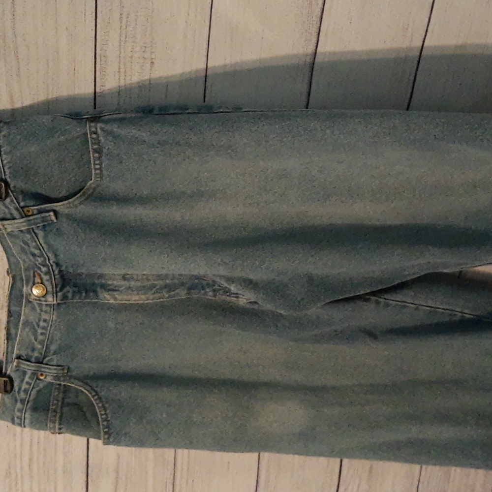 Giorgio Armani VTG 90s Denim Spa V Durini N 24 Milano Made In Italy COTTON 32x32 - Picture 4 of 16